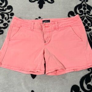American Eagle Pink/Coral Shorts Cotton Casual Sz 4 EUC